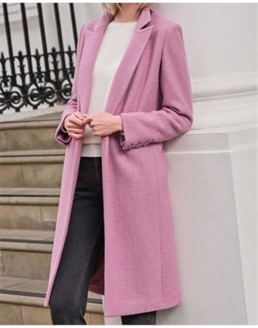 【関税&送料込】Mm Studio Pink Wool Cocco Coat 0cab2-