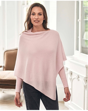 lightweight cashmere poncho