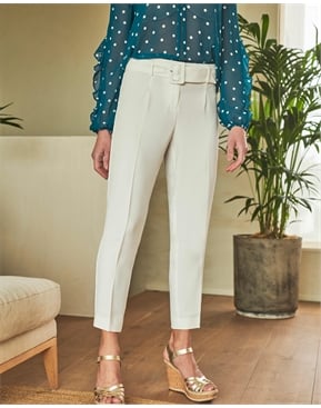 ★★Columbia★★ MLABEL LOOSEFIT BELTED PANTS CREAM CIU3UPCP M-LABEL LOOSE-FIT BELTED PANTS 베이지_COLUMBIA UNIVERSITY