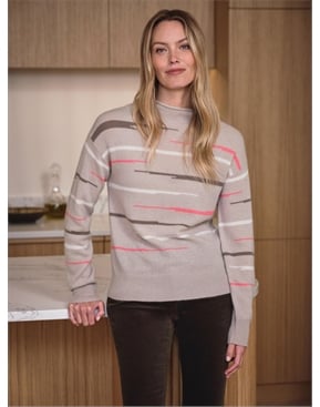Gassato 1/2 Stripe Sweater