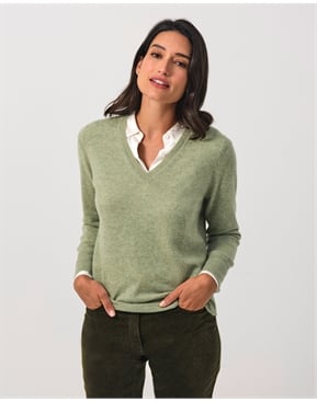 Rosemist | Cashmere Crew Neck Sweater | Pure Collection