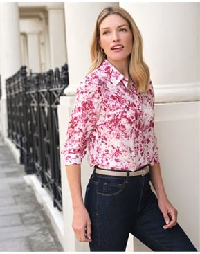 トップス CU/ LAWN BLURRED CHECK BACK TIE BLOUSE トップス CU/ LAWN BLURRED CHECK BACK TIE BLOUSE Farrah Silk