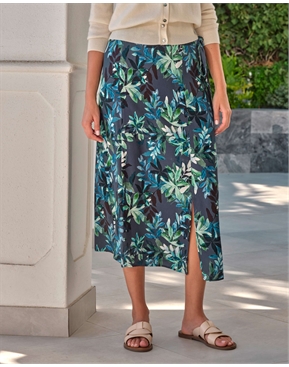 Convertible Fiora Tropical Wool Skirt