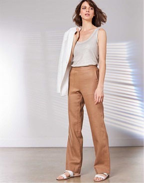 camel trousers