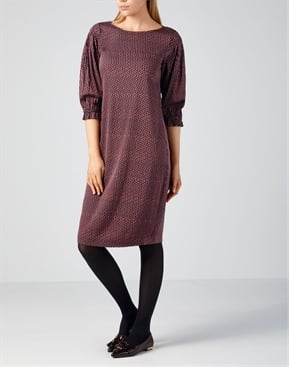 Pintuck Sleeve Dress