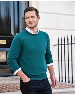 Black | Mens Cashmere Roll Neck Sweater | Pure Collection