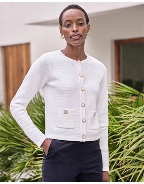 Herringbone | Wool Blend Herringbone Blazer | Pure Collection