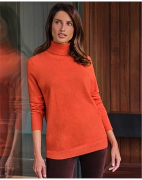 Orange polo 2025 neck top