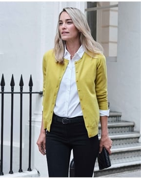 トップス 80s ARNYS PARIS pure cashmere cardigan 80787_lkby5_chartreuse_w_8.jpg