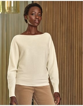 フミカ ウチダ CASHMERE BOAT NECK SWEATER ニット a2a35-