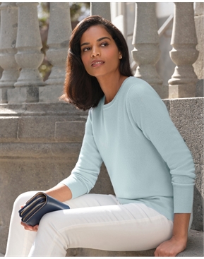 Soft White | Womens Cashmere Turtle Neck Sweater | Pure Collection