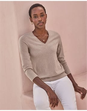 CASHMERE/MINK LOOSE V SWEATER サイズ3 dd158-350125_lkbz4_mink_w_25.jpg