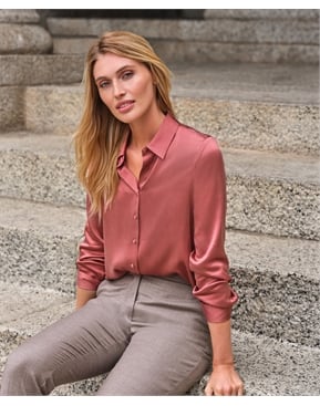 売れ筋商品|||ビーヤング シャツ レディース トップス BYJohanna - Button-down blouse - nature linen 67067110_10.jpg?ts=1711042863436