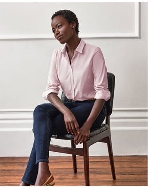 Pale Pink | Signature Cotton Shirt | Pure Collection Pale Pink | Signature Cotton Shirt | Pure Collection