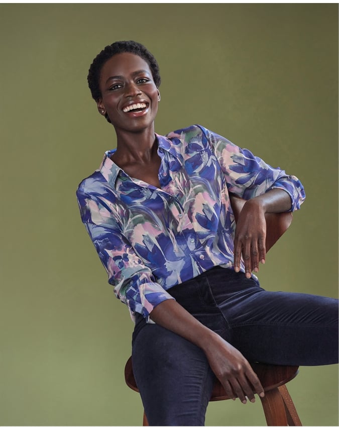 Pure Washed Silk Shirt