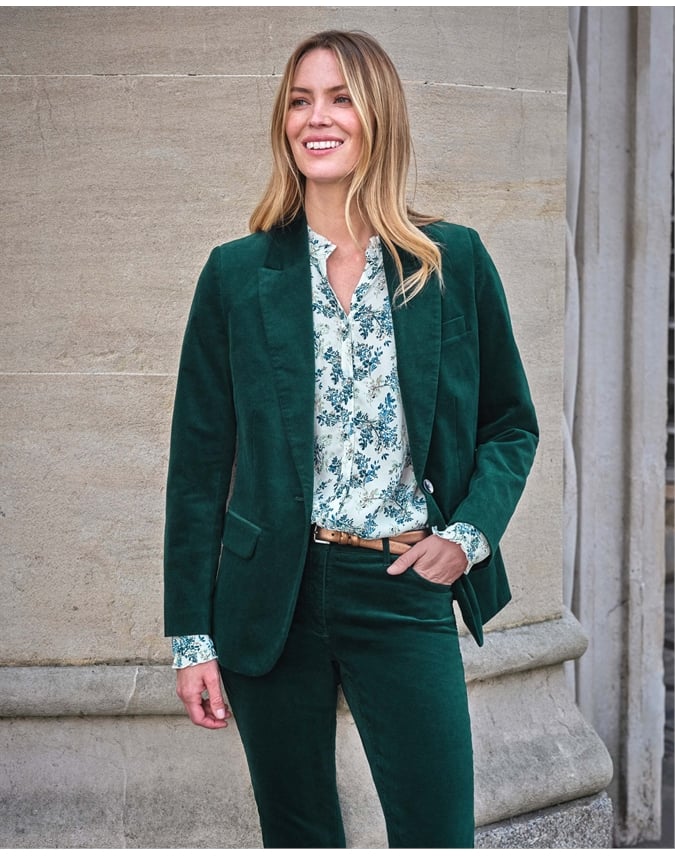 Washed Velvet Jacket