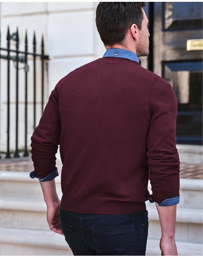 Mens Cashmere Crew Sweater