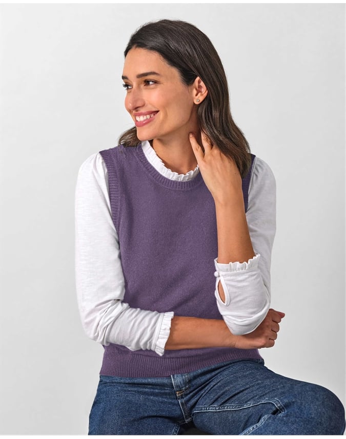 Cashmere Knitted Tank