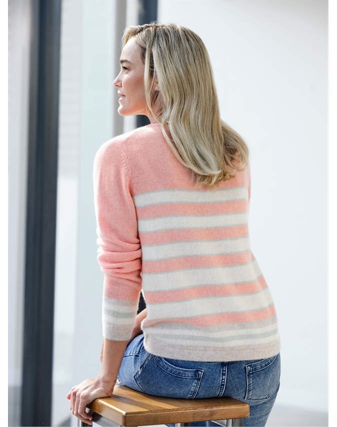 Cashmere Soft Stripe Sweater