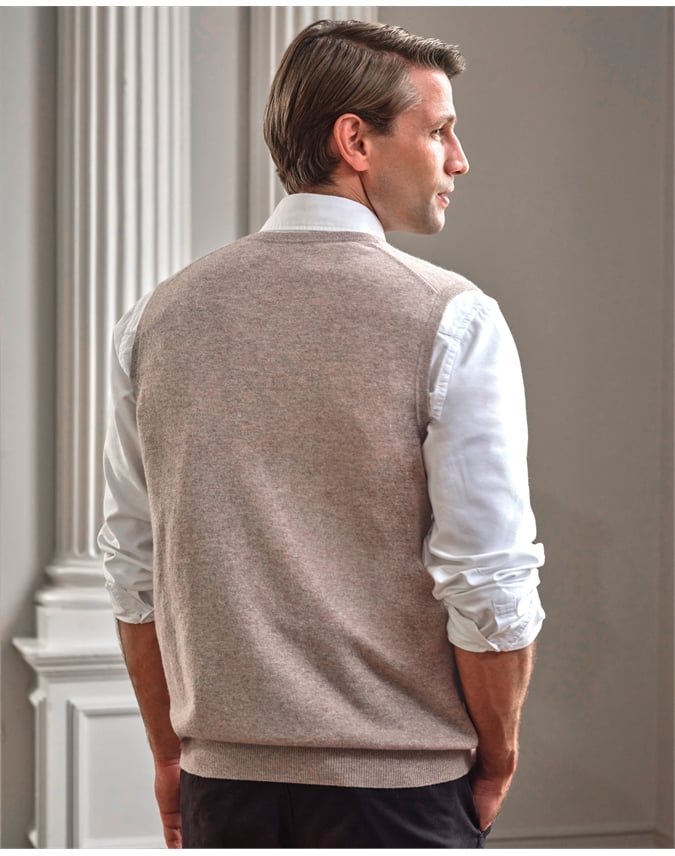 Mens Cashmere Slipover