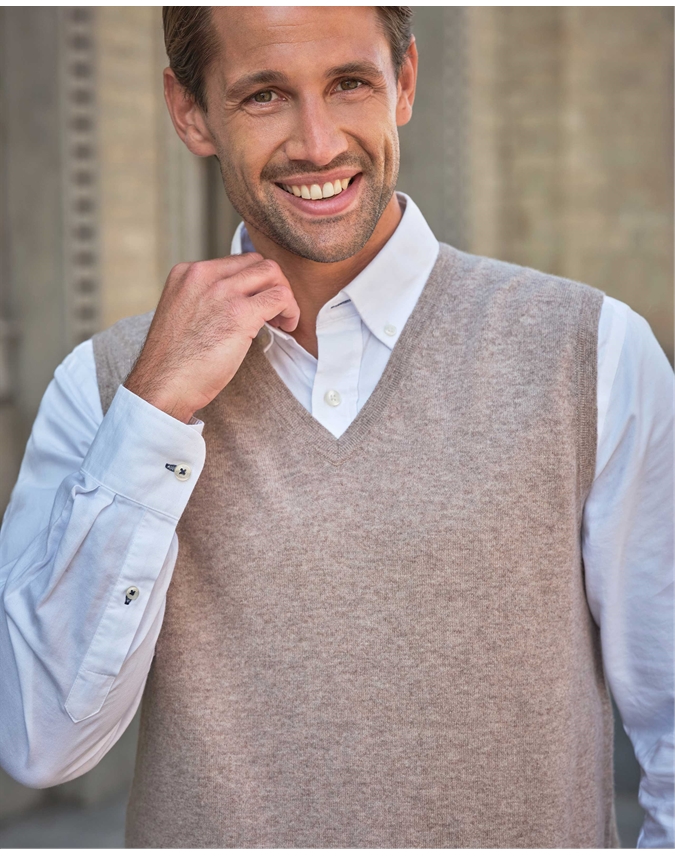 Mens Cashmere Vest