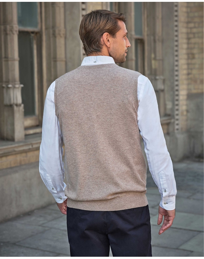 Mens Cashmere Vest