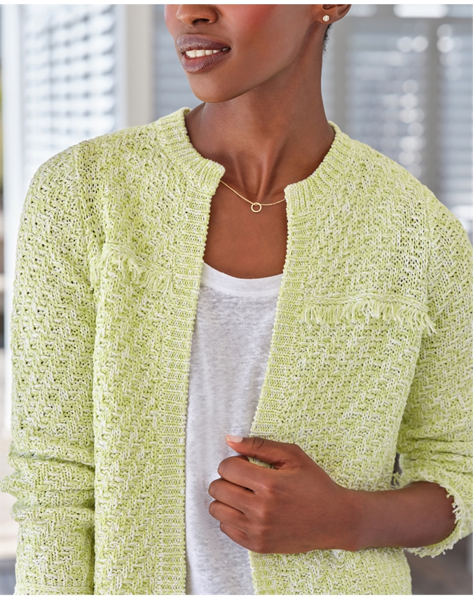 Textured Knitted Jacket