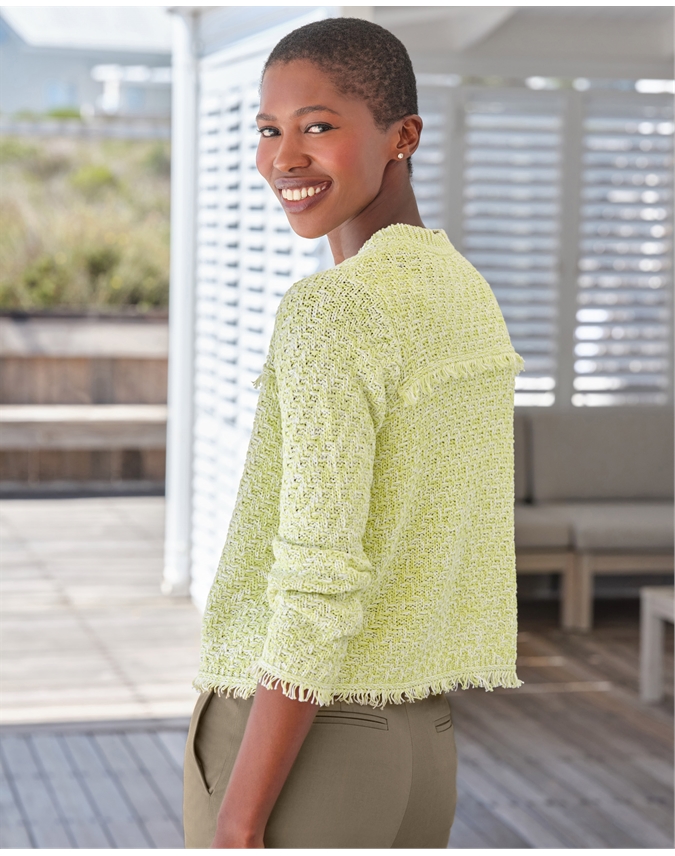 Textured Knitted Jacket