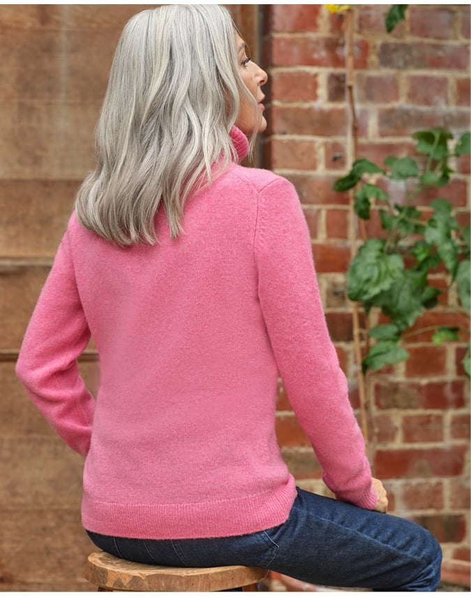 Womens Lambswool Polo