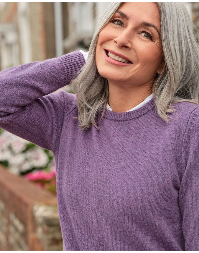 Womens Lambswool Crew