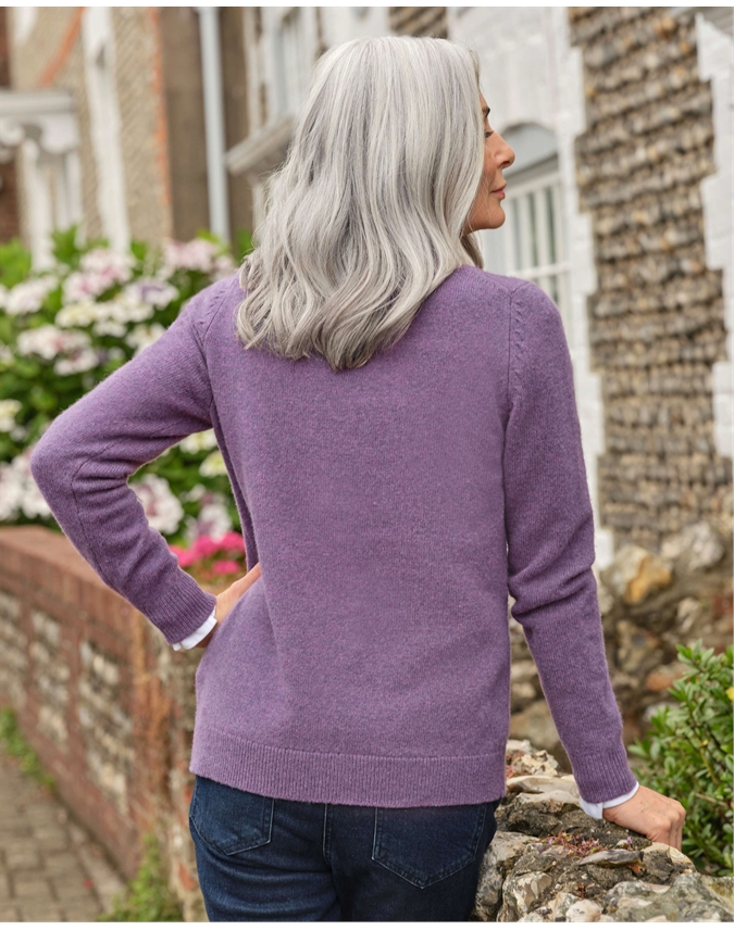 Womens Lambswool Crew