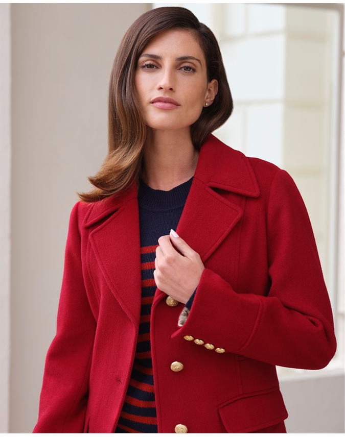 Luxury Wool Single Breasted Coat