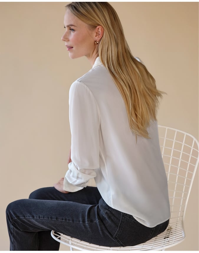 Pure Washed Silk Shirt