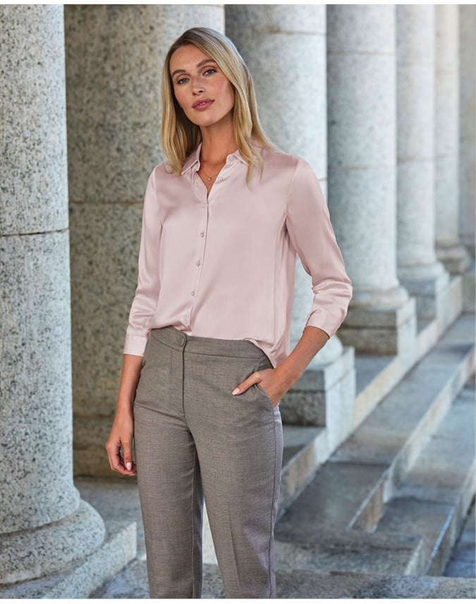 Sand Washed Pure Silk Blouse