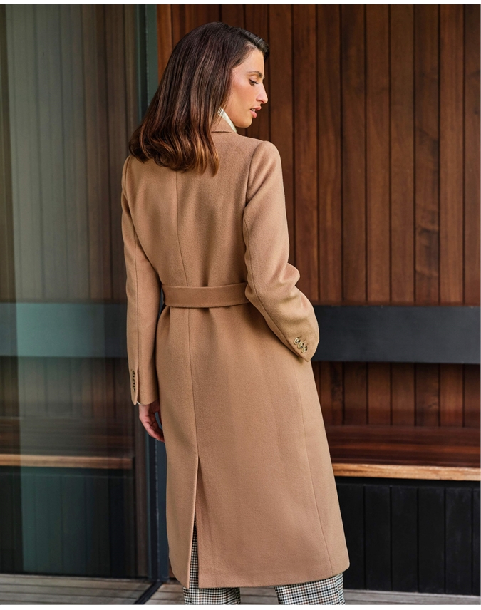 Pura Oversize Wool-Cashmere Wrap Coat