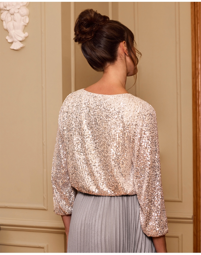 Sequin Blouse