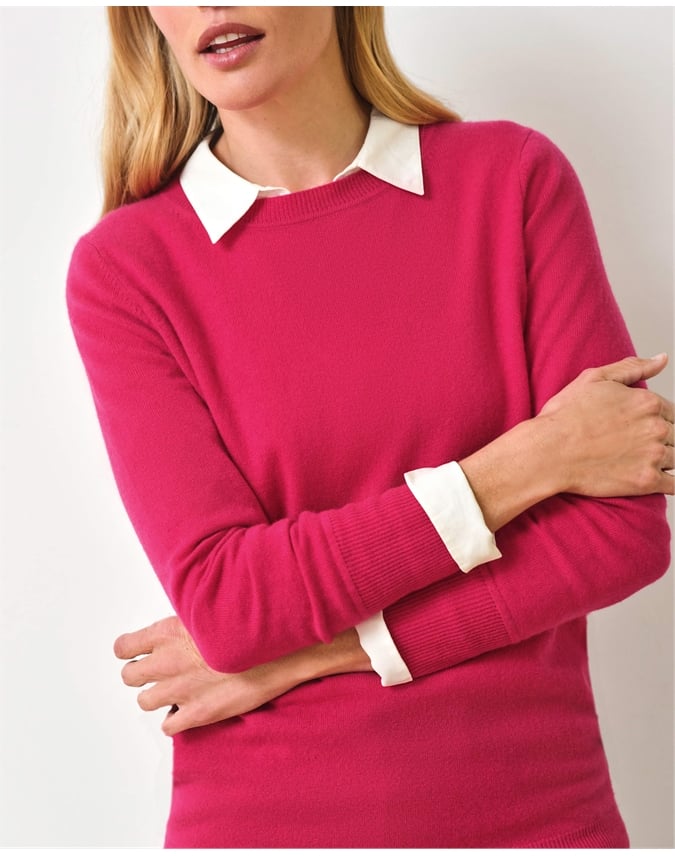 Womens Cashmere Boyfriend Sweater