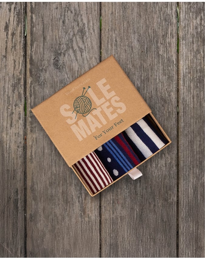 Mens Gift Boxed Bamboo Socks