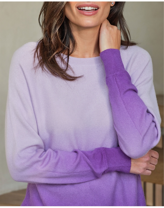 Cashmere Ombre Dolman Sweater