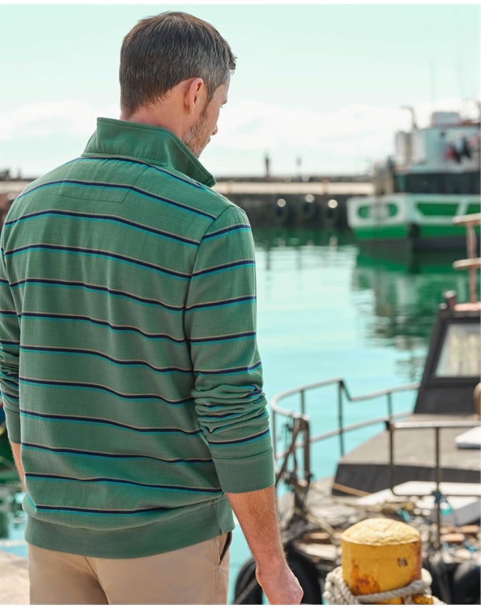 Cotton Half Zip Sweater