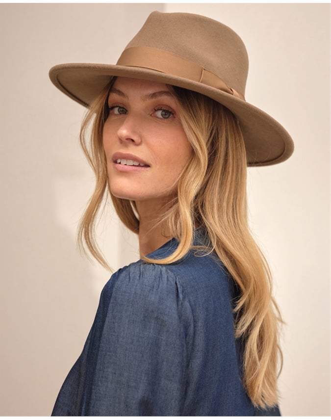 Fedora With Wide Brim