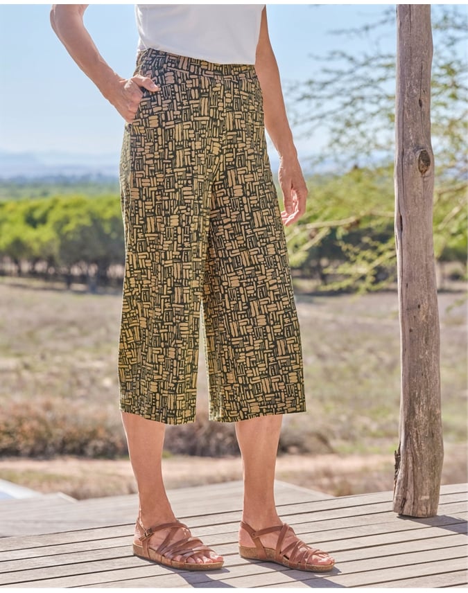 Printed Culotte