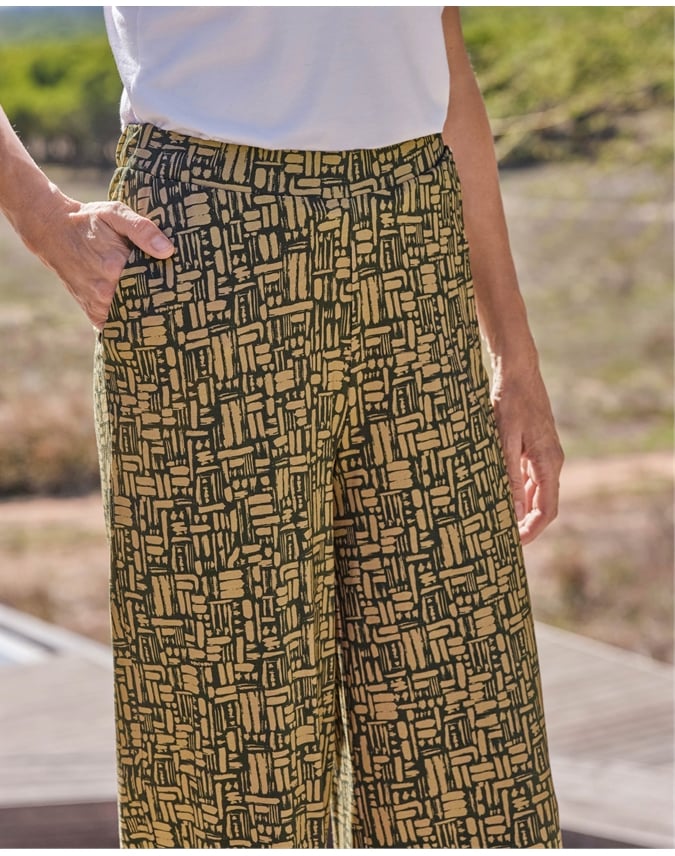 Printed Culotte