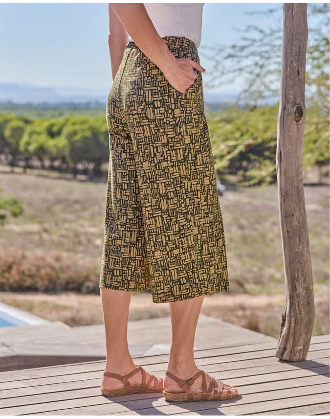 Printed Culotte