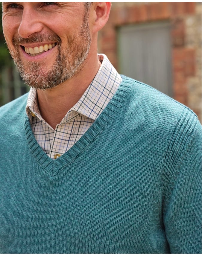 Essential Cotton V Neck