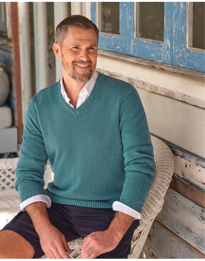 Essential Cotton V Neck