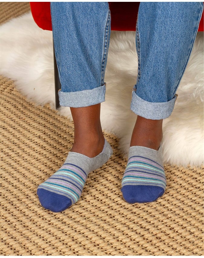Womens Bamboo Footsie 3 Pack