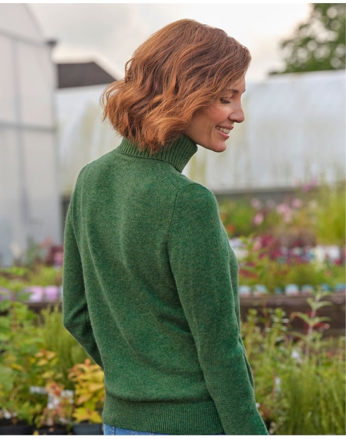 Womens Lambswool Polo