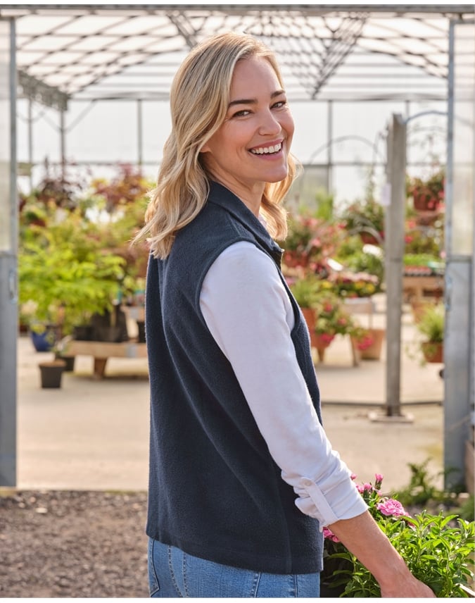 Cotton Fleece Vest