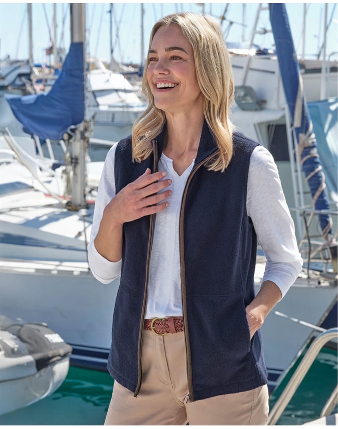 Cotton Fleece Vest